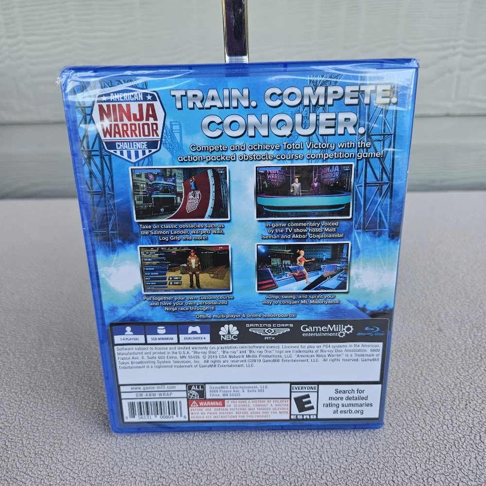 PS4 American Ninja Warrior Challenge Video Game Playstation 4 Game Mill